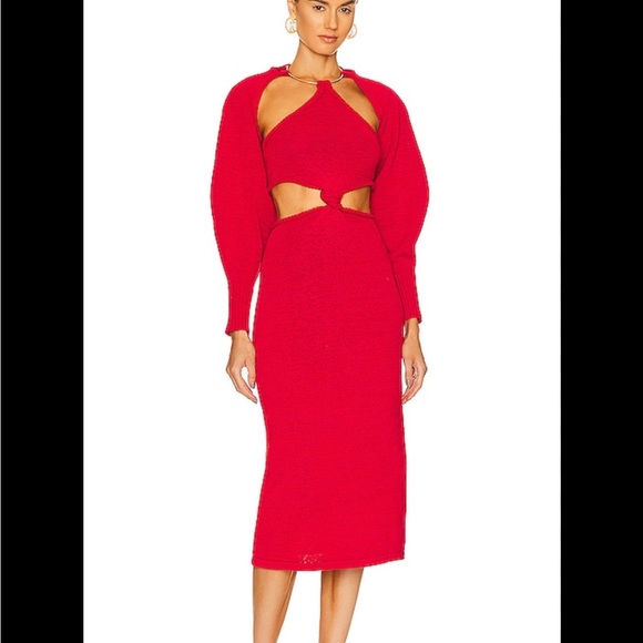 cult gaia Dresses & Skirts - NWT Cult Gaia Salima Knit Dress - detachable sleeves